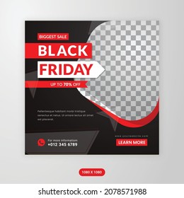Black Friday new sale social media post template