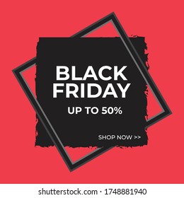 Black friday. Nice graphic vector for social media, sales promotions, discount coupons etc.
