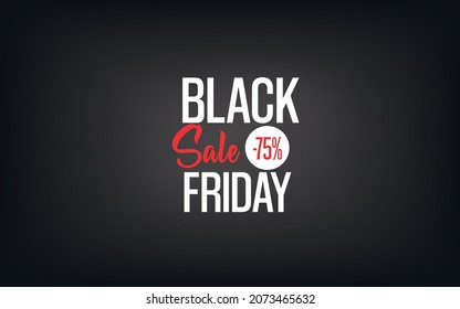 Black Friday and Black November tags. white and red letters under a black gradient background made for sales offer and black friday offers offering discount 50% 75% 80% and others.