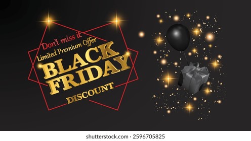 black Friday off sale banner template