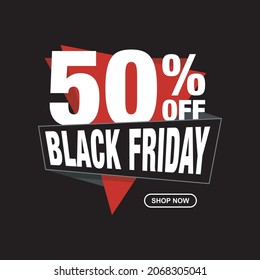 El viernes negro fuera de la tienda ahora etiqueta