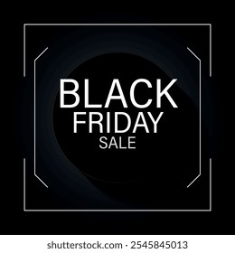 Black Friday offer. Banner design for black Friday