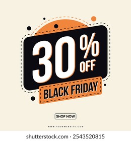 Black Friday Oferta Anuncio, Vector de Descarga Gratis, Plantilla Editable, Hasta 70% de Descuento