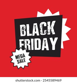 Anuncio de oferta de Black Friday, Vector de Descarga gratis, Plantilla editable