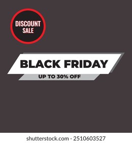 black friday offer tag design for black friday sale