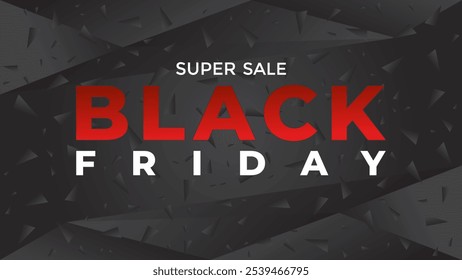 BLACK FRIDAY OFFERS AND DISCOUNT PROMOTION TEMPLATE BANNER DESIGN. DARK BACKGROUND VECTOR. GOOD FOR SOCIAL MEDIA POST, COVER , POSTER 