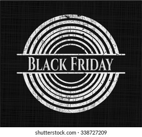 Viernes negro en pizarra