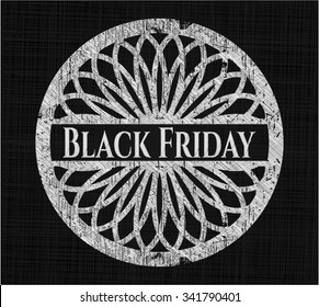 Black Friday on chalkboard