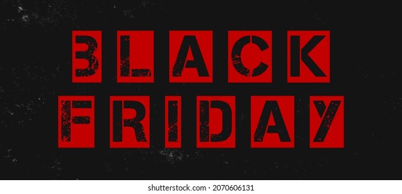 Black friday on dark background for sale decoration design