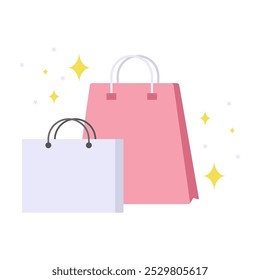 Black Friday online shopping with carts, credit cards, and purchases icon