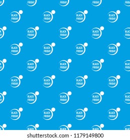 Black friday pattern vector seamless blue repeat for any use