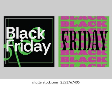 Black Friday Poster Design | Bold and Eye-Catching Sale Template