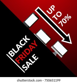 black friday poster design eps 10 vector