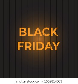 Black Friday poster design. Vector illustration. Sales.