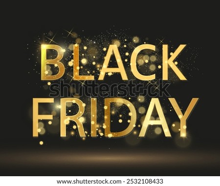 A black friday poster with a gold background that says black friday.