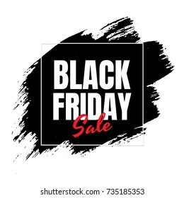 Black Friday Poster Gradient Mesh Vector Illustration