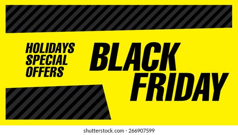 Black friday poster. Sale