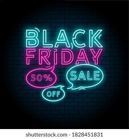 Black Friday poster. Special offer banner. Big sale web card