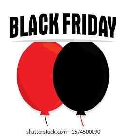 Black friday poster with text - Vector illustration design