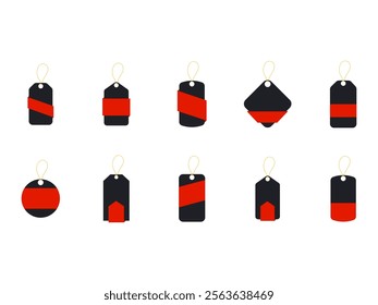 Black Friday Price Tag Element Set