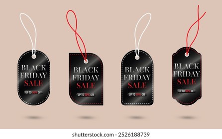 Black Friday preço tag.50% fora