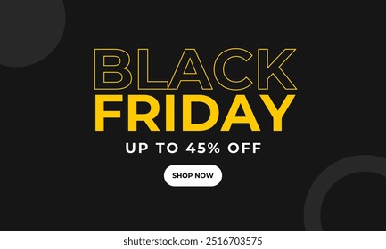 Black friday promo , Unique bold typography design for social media graphics