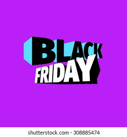 Black friday promo | Vector illustration