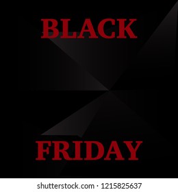 Black Friday Promotion Banner. Minimal Geometric Design