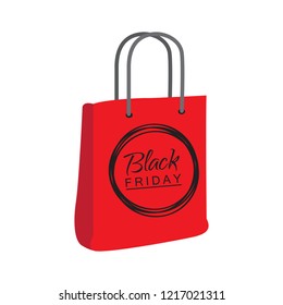 Black friday promotion image. Vector illustration design