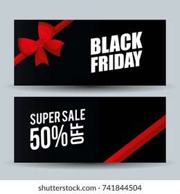 black friday promotion label