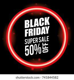 black friday promotion label