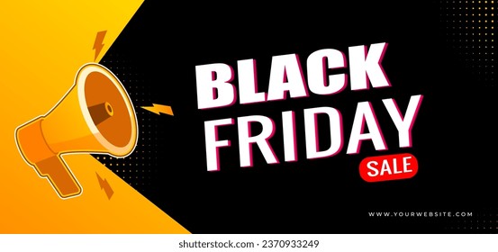 viernes negro y promoción. ilustración vectorial