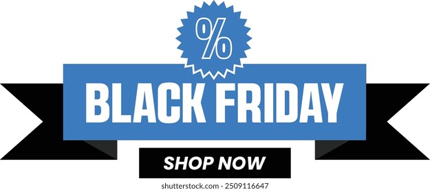 Black Friday Promotional Ecommerce Offer Design Marketing Symbol