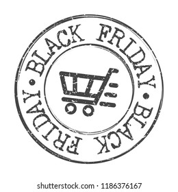 Black Friday Quality Original Stamp Design Vector Art Round Seal