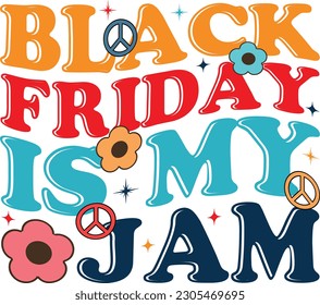 Black Friday Retro SVG Design. You Have Recieve EPS 10 Format.