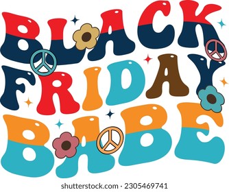 Black Friday Retro SVG Design. You Have Recieve EPS 10 Format.