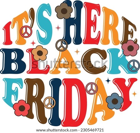 Black Friday Retro SVG Design. You Have Recieve EPS 10 Format.