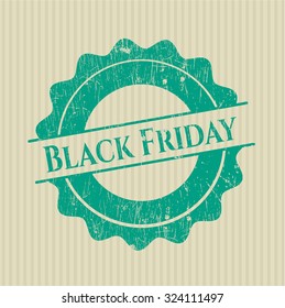 Black Friday rubber grunge stamp