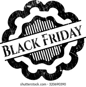Black Friday rubber stamp