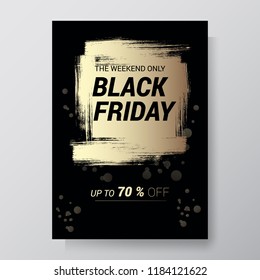 Black Friday Sale Abstract Background. Vector flyer with trend design.vector illustration. Eps 10