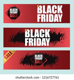 Black Friday Sale Abstract Background. Vector Banner.