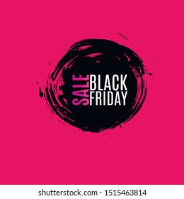 Black Friday Sale Abstract Background. Vector Banner. Poster or banner with open gift wrap paper and shopping icons concept.Vector illustration EPS10