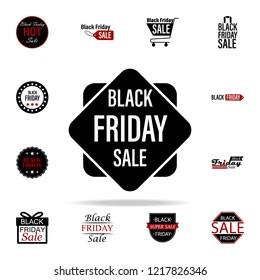 Black Friday Sale Abstract icon. black friday icons universal set for web and mobile