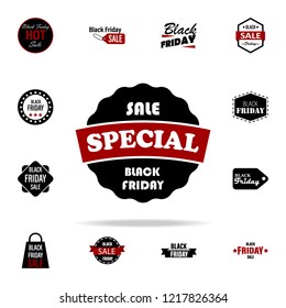 Black Friday Sale Abstract icon. black friday icons universal set for web and mobile