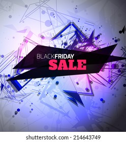 Black Friday Sale Abstract Vector Illustration for your business artwork.