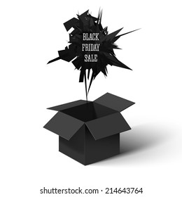Black Friday Sale Abstract Vector Illustration