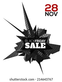 Black Friday Sale Abstract Vector Illustration for your business artwork.