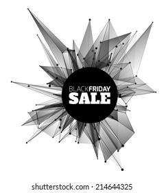 Black Friday Sale Abstract Vector Illustration for your business artwork.