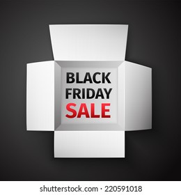 Black Friday Sale Abstract Vector Illustration