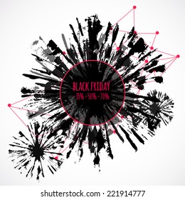 Black Friday Sale. Abstract Vector Illustration for your business artwork. 